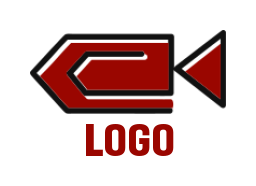 make a media logo abstract video recorder - logodesign.net