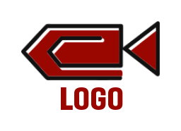 Media logo abstract video recorder