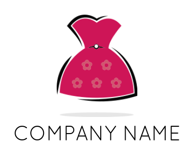 make a fashion logo icon abstract women dress