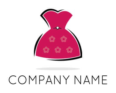 make a fashion logo icon abstract women dress