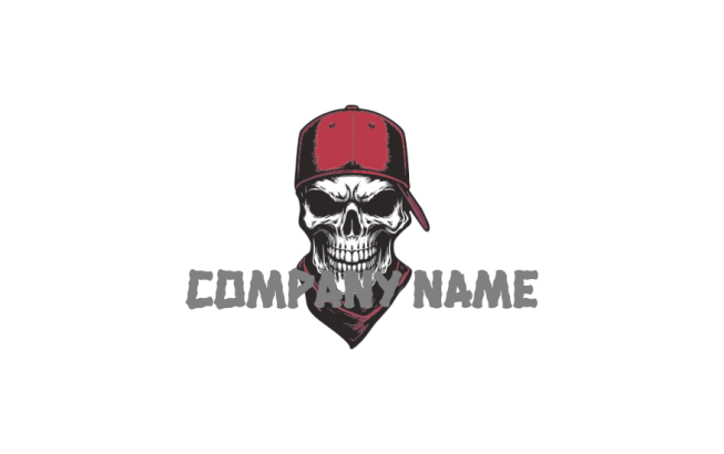 Cap top logo design