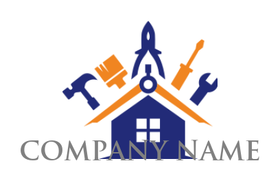 construction tools with roof
