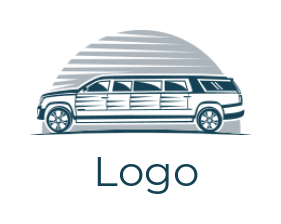 auto logo white cadillac escalade sun behind