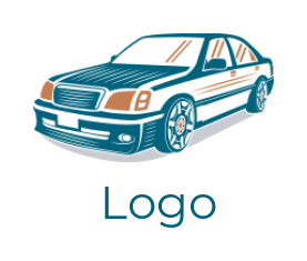 make an auto shop logo vintage car