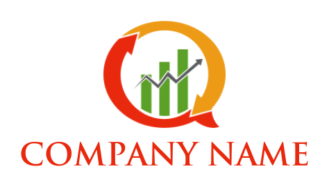 Line Graph Logo Gla Create Your Own Line Graph Logo | LogoDesign.Net