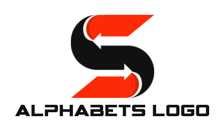logistics logo arrows merged with Letter S