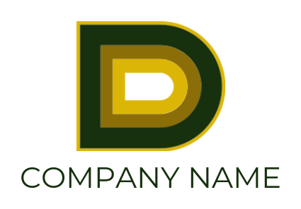 Letter D logo maker with art 