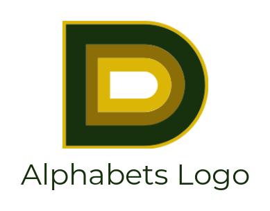 Letter D logo maker with art 