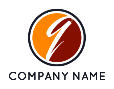 Design a Letter Q logo artistic inside circle