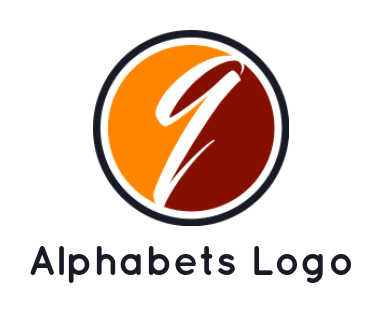 Design a Letter Q logo artistic inside circle