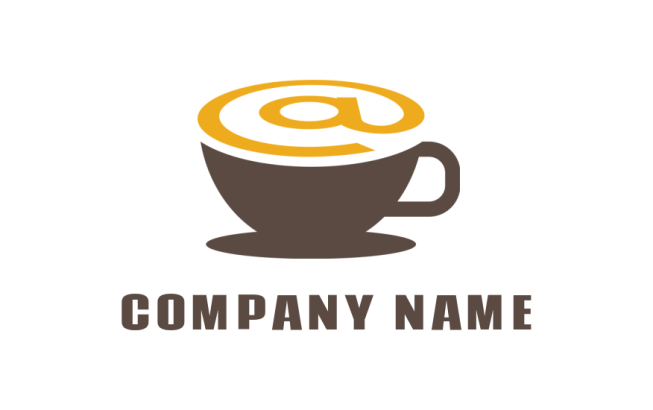 create a restaurant logo at symbol coffee cup