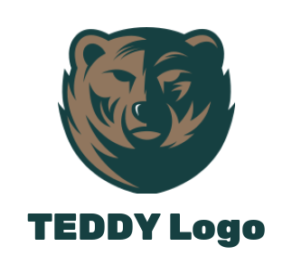 animal logo maker bear emblem - logodesign.net