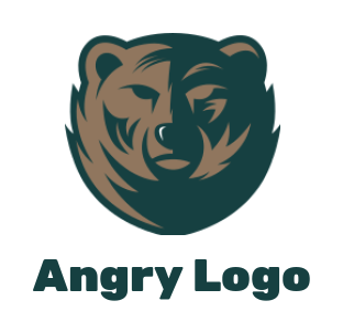 animal logo maker bear emblem - logodesign.net