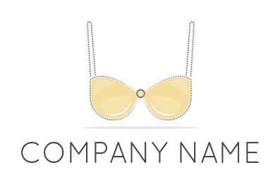make an apparel logo bikini top with bead straps