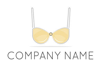 make an apparel logo bikini top with bead straps