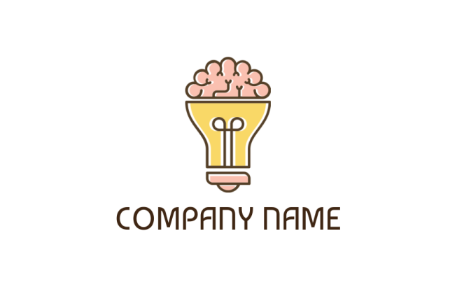 make an advertising logo brain incorporated on bulb - logodesign.net