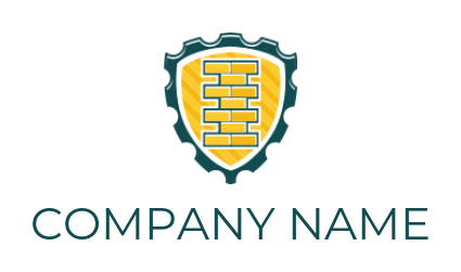 make a construction logo online bricks in shied