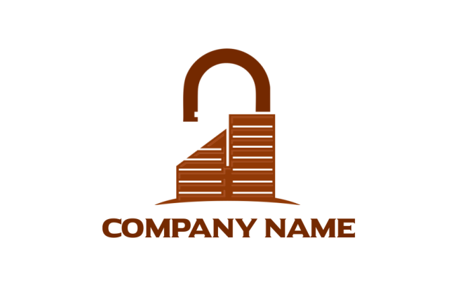 create a storage logo building secure - logodesign.net