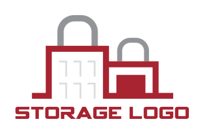 Storage Logo Generator Building Self Storage Logo Storage Building Company | Multi Level