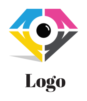 printing logo target in diamond shooting range 