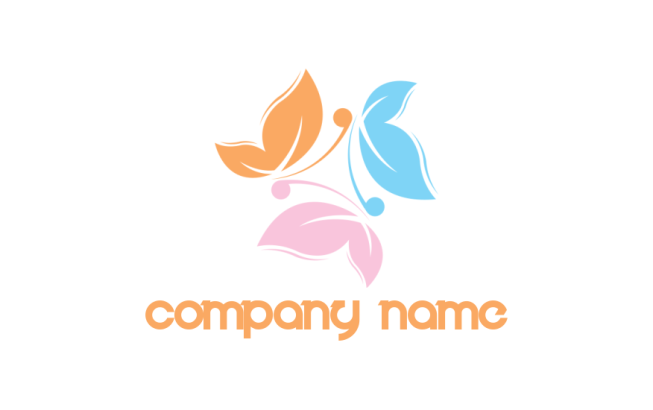 make a pet logo butterfly icon