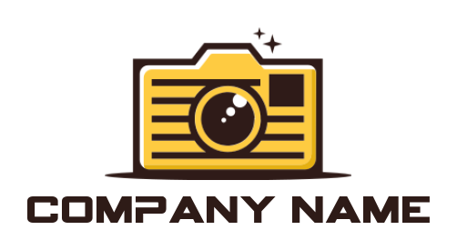 photography logo camera forming page inside it