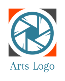 design a photography logo camera shutter in square - logodesign.net