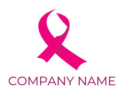 medical logo symbol cancer ribbon - logodesign.net