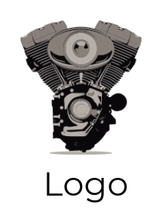 make an auto shop logo car engine illustration - logodesign.net