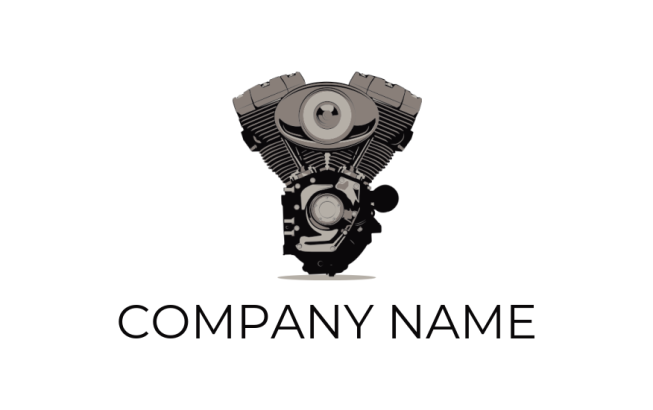 make an auto shop logo car engine illustration - logodesign.net | Logo ...