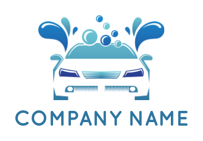 car wash logo generator