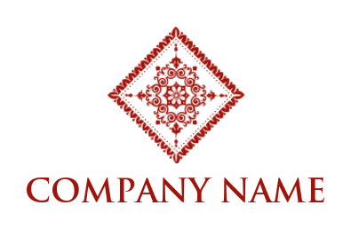 make a spa logo celtic pattern square mandala - logodesign.net