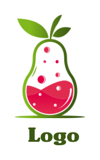 make a food logo online chemicals inside pear