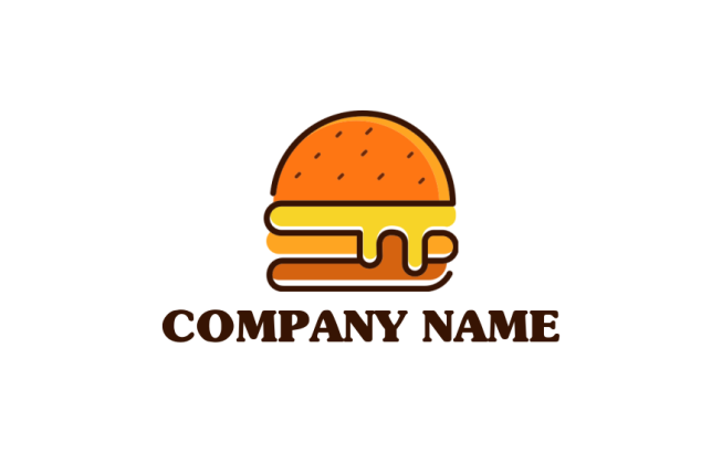 food logo maker chicken with melting cheese - logodesign.net