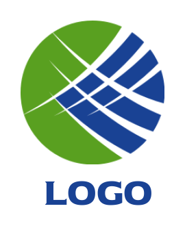 finance logo maker circle with swooshes - logodesign.net