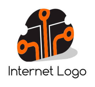 IT logo image circuitry in cloud