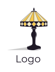 home improvement logo classic lamp and lampshade