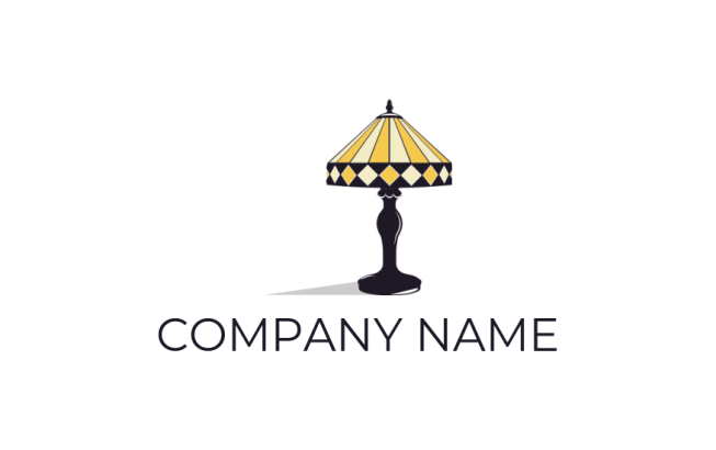 design a home improvement logo classic lamp with texture lampshade - logodesign.net
