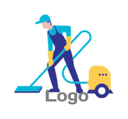 Free Cleaning Logos Gardener Housekeeper Logodesign