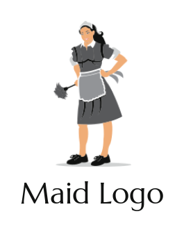 300+ Maid Logos | Free Housekeeper Logo Generator | LogoDesign.net