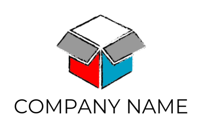 consulting logo icon colorful abstract box