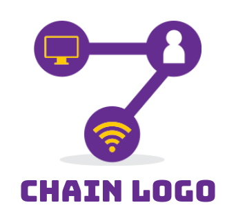 create an internet logo connect monitor and WiFi