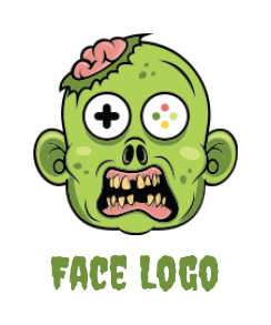 games logo of controller instead of zombie eyes