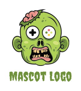games logo of controller instead of zombie eyes