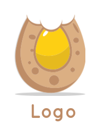 food logo image cookie and egg