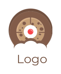 food logo image cookie with target sign