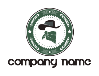 make a fashion logo cowboy with hat - logodesign.net