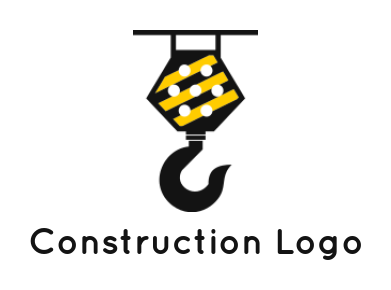 make a construction logo crane hook - logodesign.net