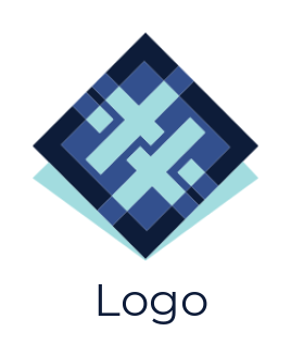 arts logo icon criss-cross lines in square