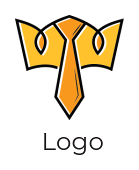 generate a HR logo with crown forming tie shape 